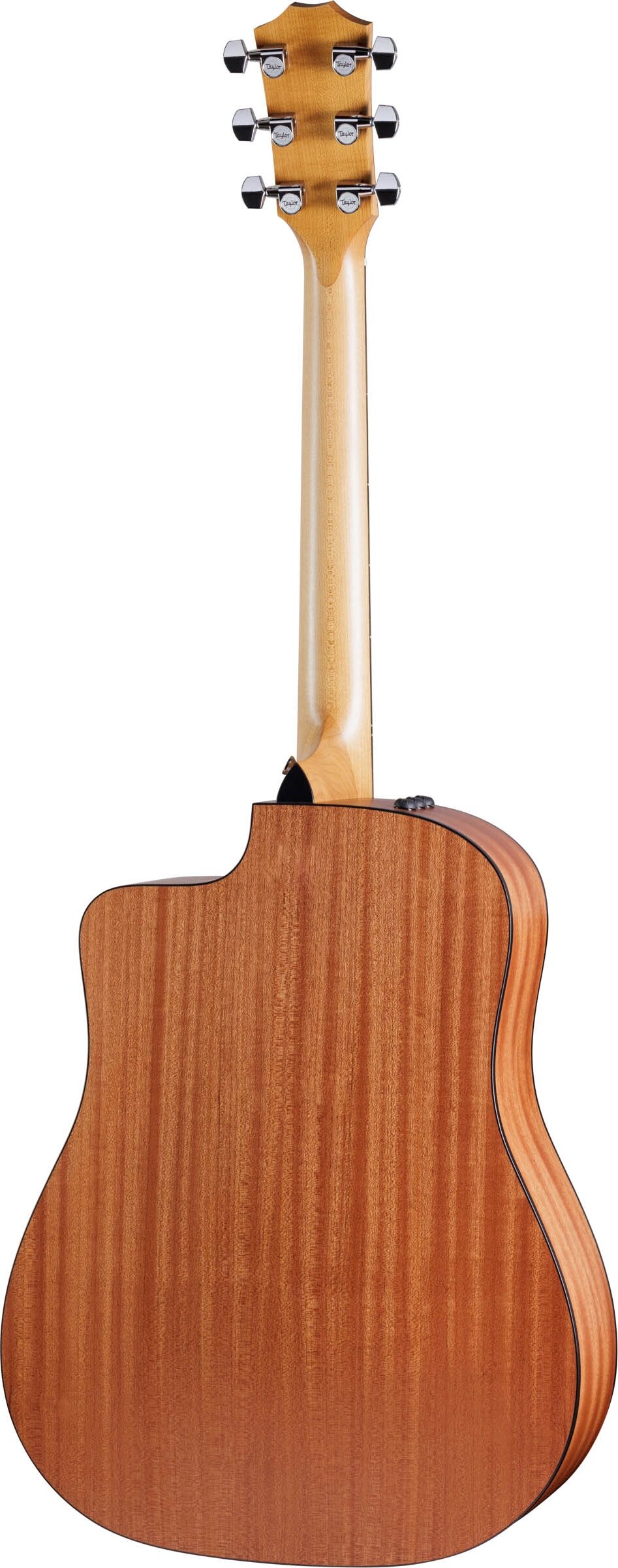 Taylor 110ce-S Dreadnought Acoustic Electric Guitar (with Gig Bag), Action Position Back