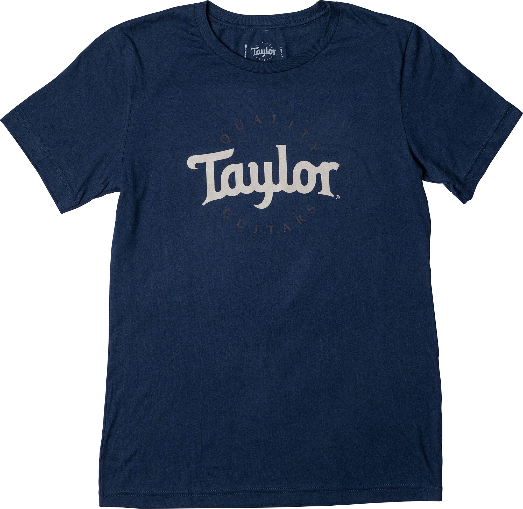 Taylor Mens Two-Color Logo T-Shirt, Navy, Small, Main