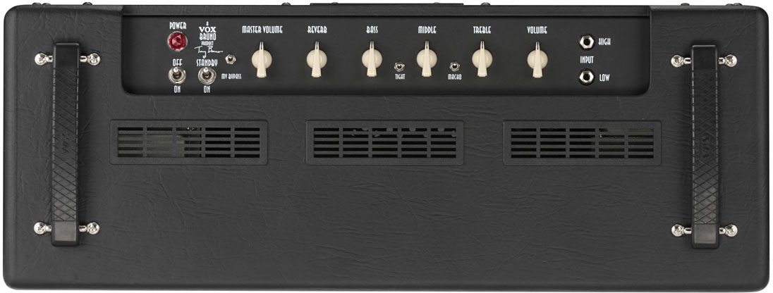 Vox TB35C2 Guitar Combo Amplifier (35 Watts, 2x12"), Top