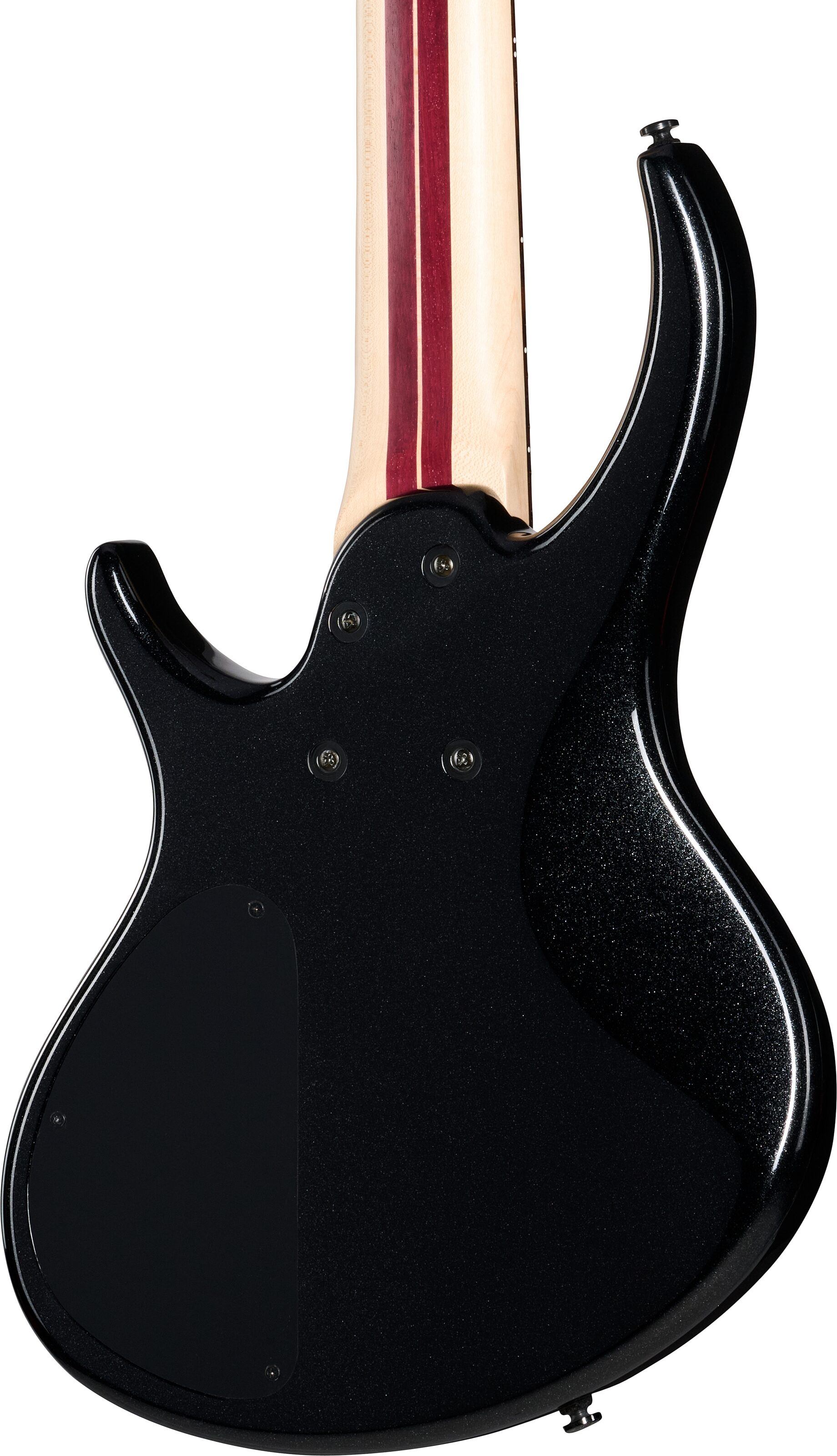 Tobias Killer B V Electric Bass, 5-String (with Gig Bag), Black Pearl, Action Position Back