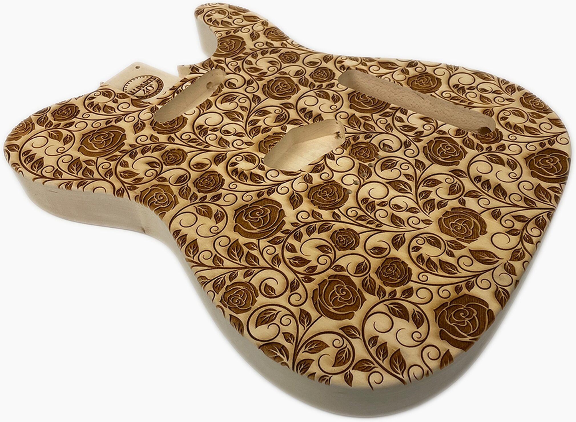 Allparts Basswood Telecaster Guitar Body, Action Position Back