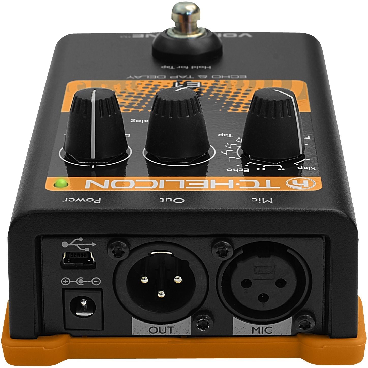 TC-Helicon VoiceTone E1 Echo And Tap Delay Vocal Effects Pedal