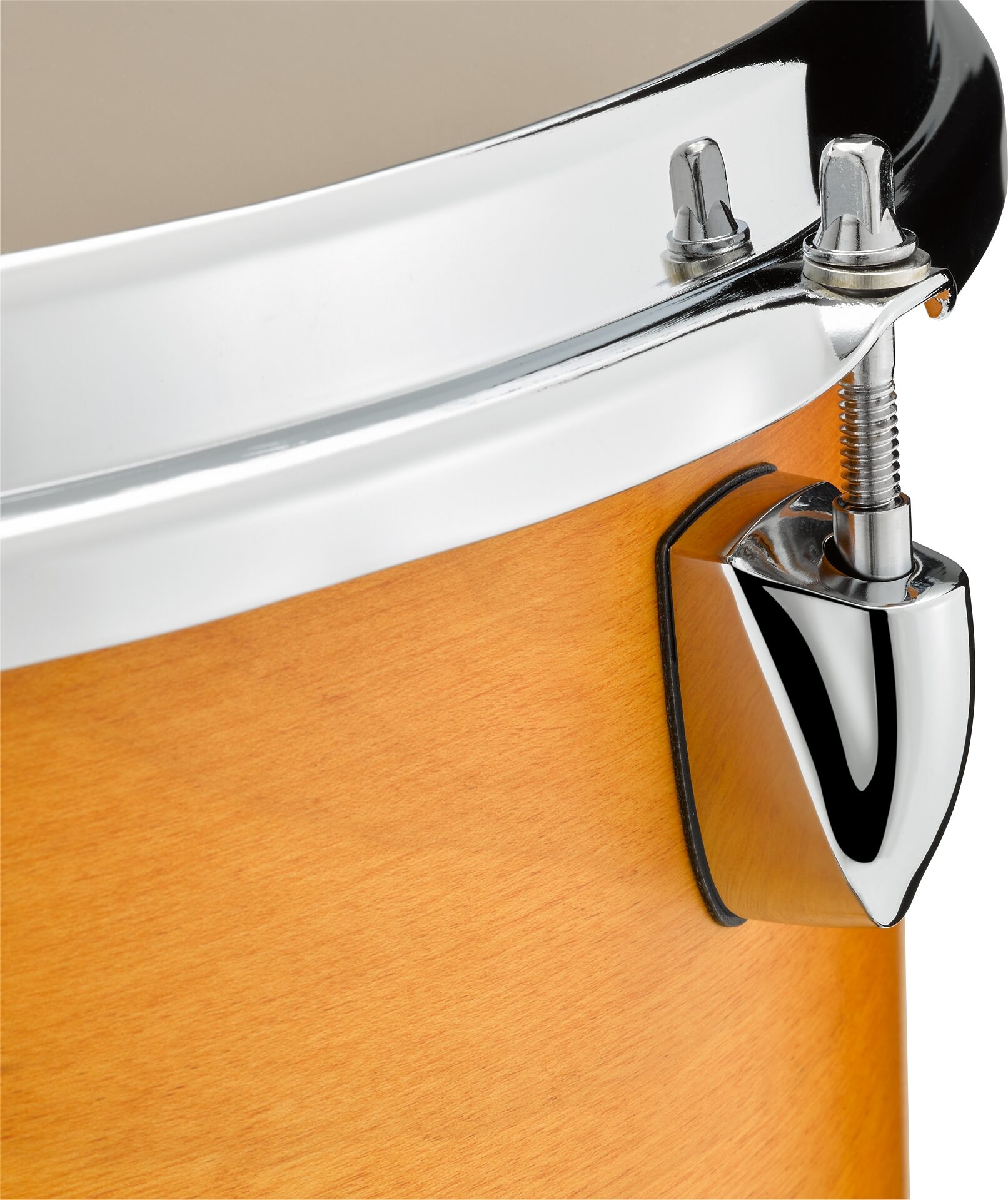 Yamaha TMP2F4 Tour Custom Maple Drum Shell Kit, 4-Piece, Caramel Satin, Action Position Back