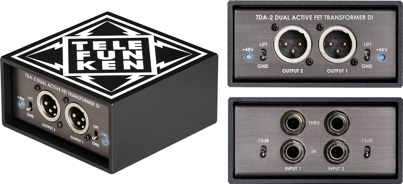 Telefunken TDA-2 Dual Active Direct Box | zZounds