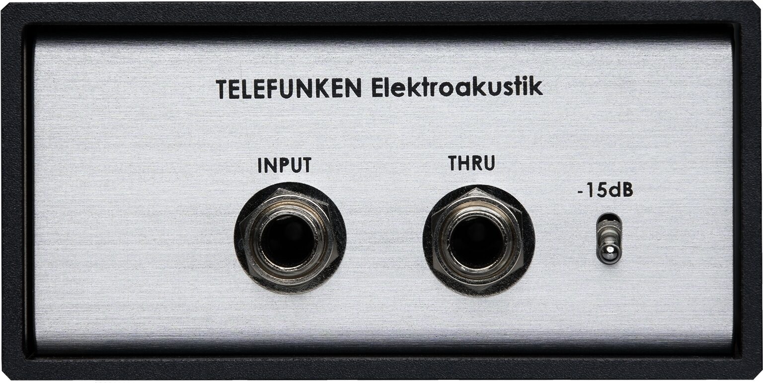 Telefunken TDP-1 Mono Passive Transformer DI Direct Box, Rear