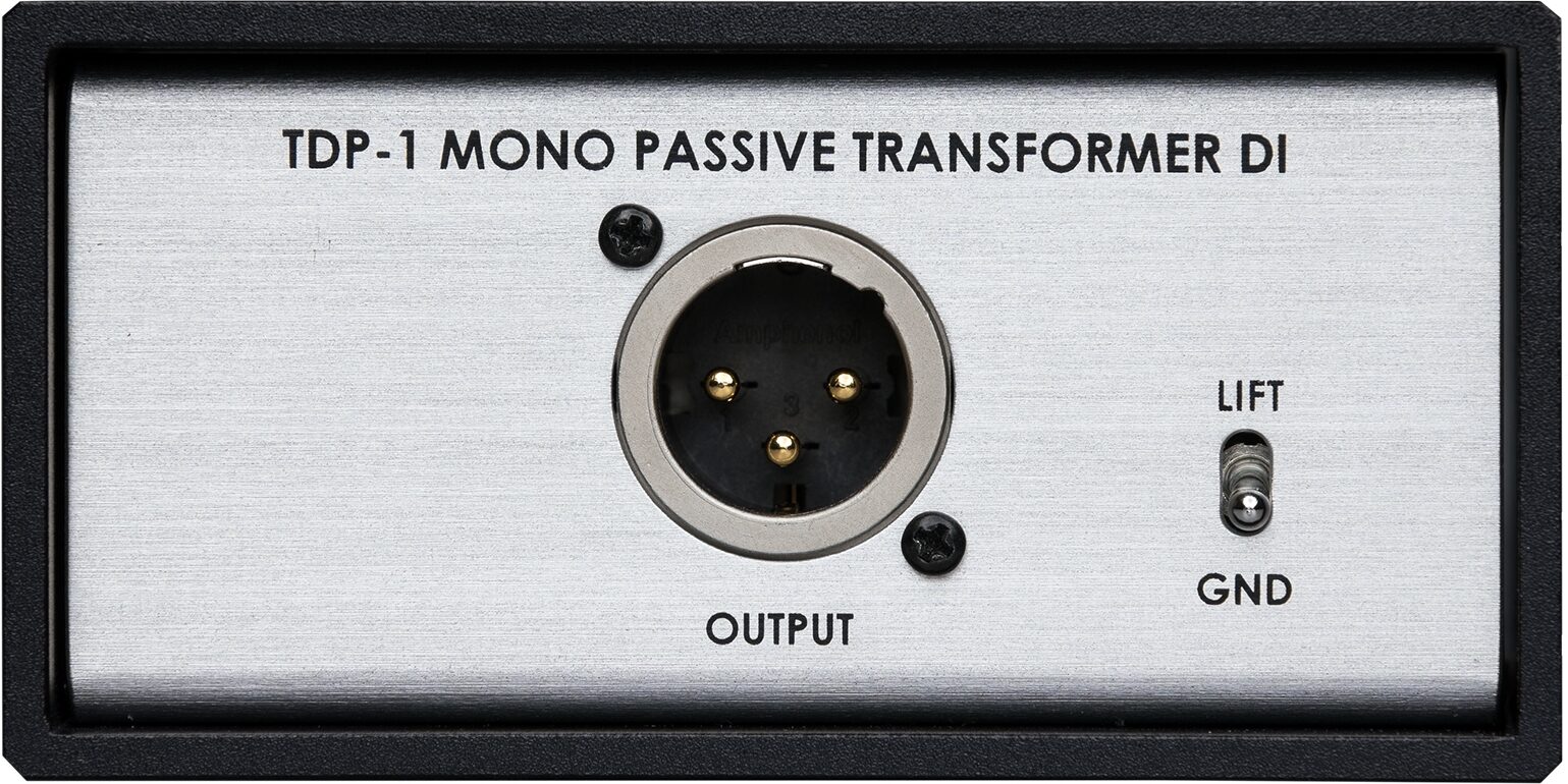 Telefunken TDP-1 Mono Passive Transformer DI Direct Box, Front
