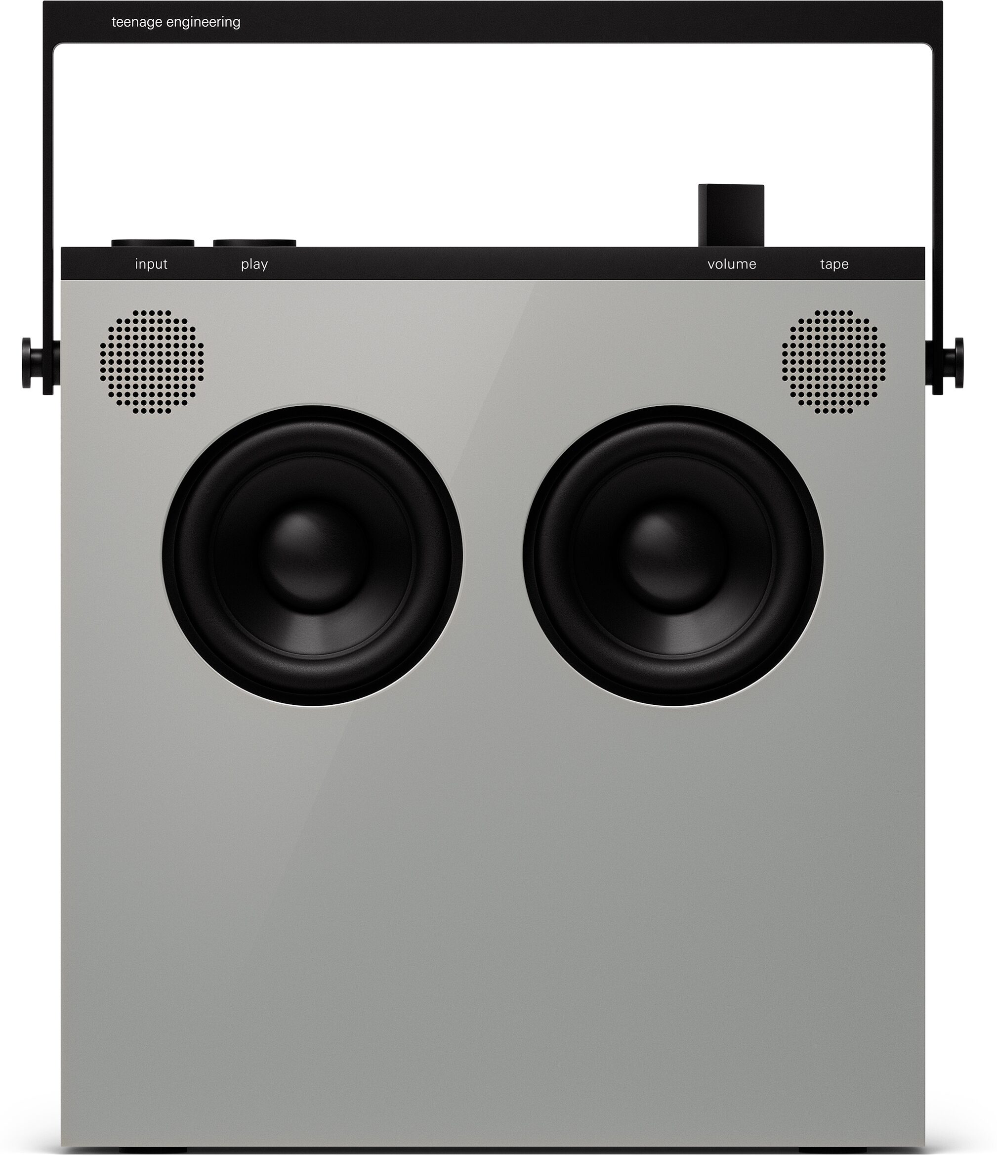 Teenage Engineering OB-4 "Magic Radio" Portable Speaker, Gray, Action Position Back