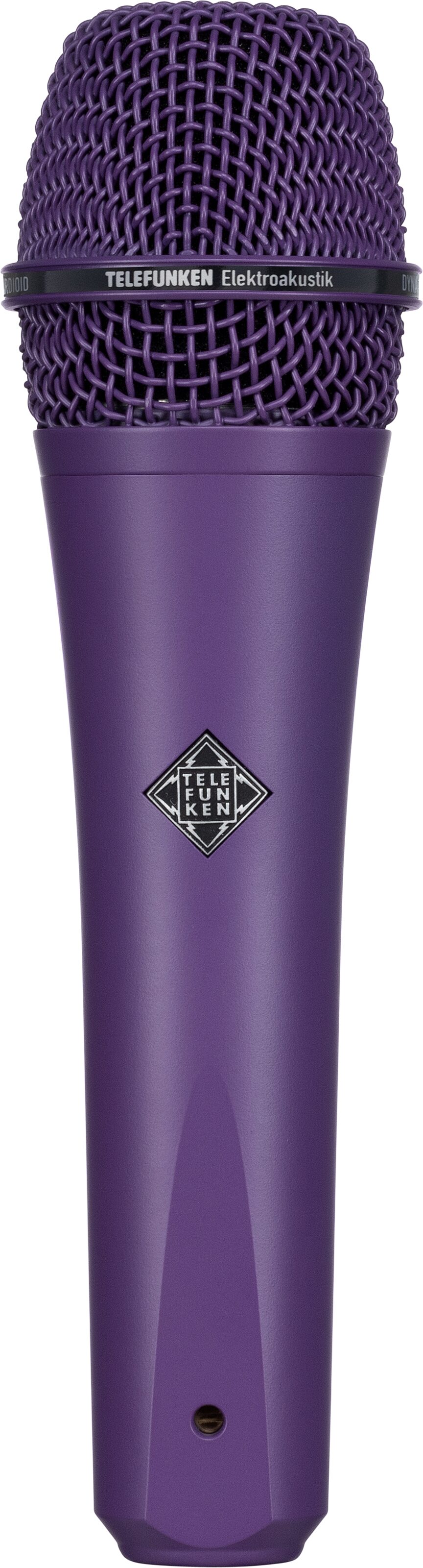 Telefunken M80 Dynamic Supercardioid Microphone, Purple, Front