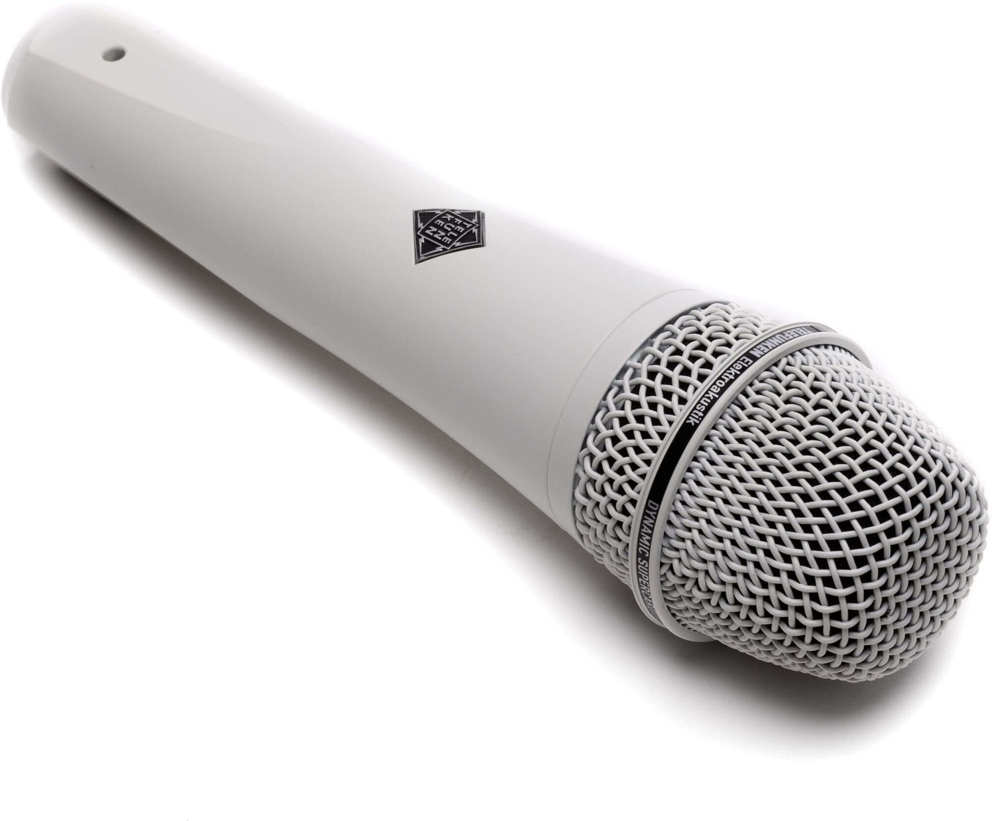 Telefunken M80 Dynamic Supercardioid Microphone, White, Front