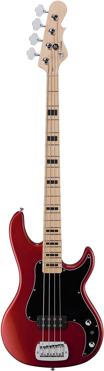 G&L Tribute Kiloton Electric Bass, Candy Apple Red, Open Box (Very Good), Action Position Back