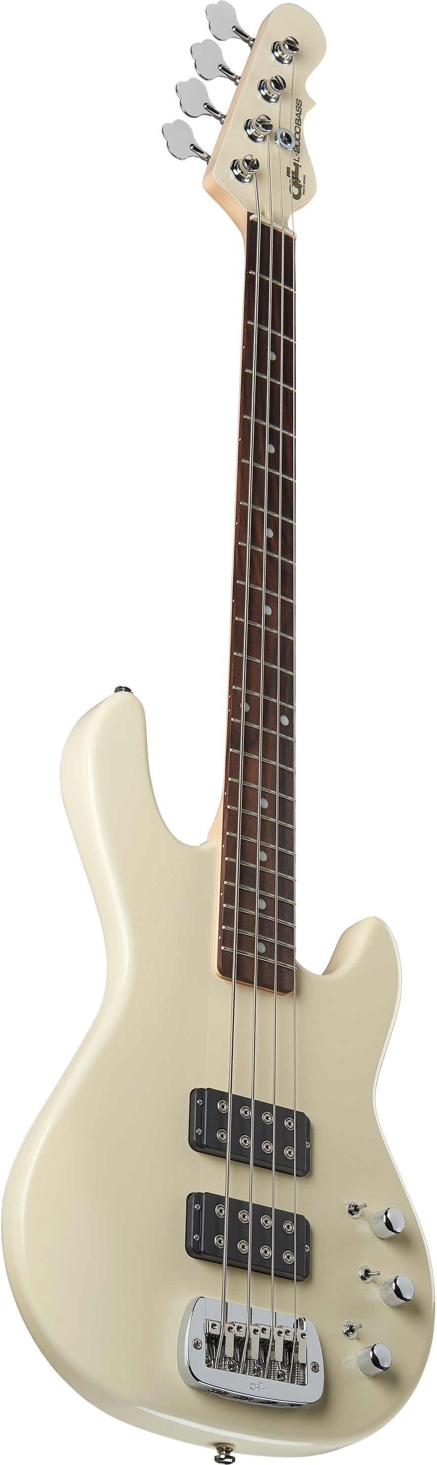 G&L Tribute L2000 Electric Bass, Brazilian Cherry Fingerboard, Action Position Back