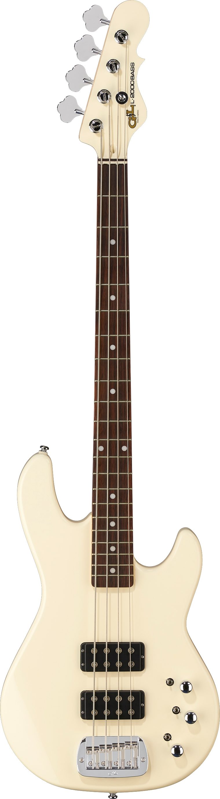G&L Tribute L2000 Electric Bass, Brazilian Cherry Fingerboard, Action Position Back