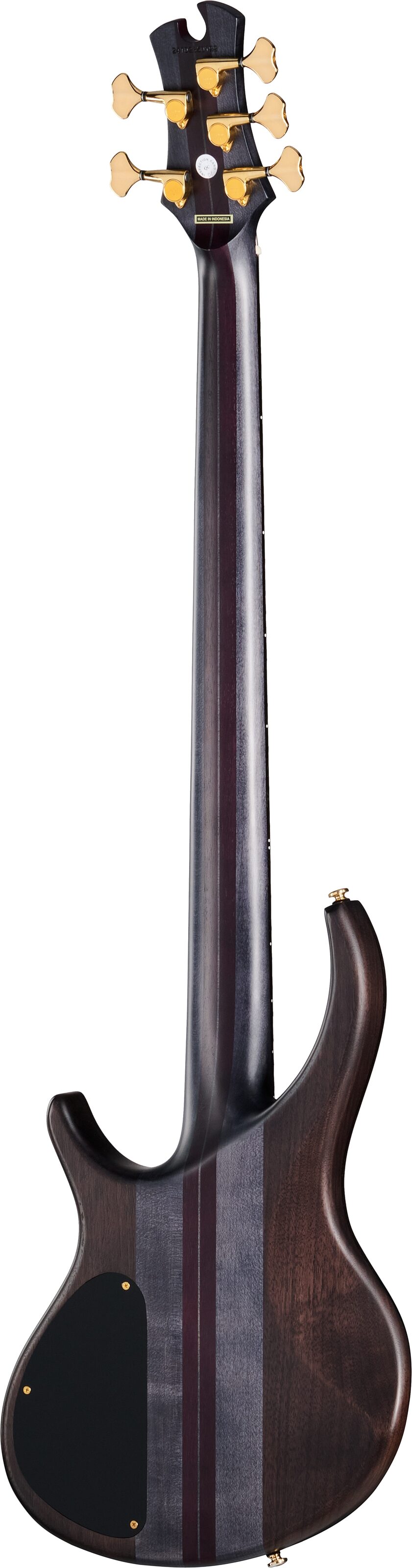 Tobias Classic V Electric Bass, 5-String (with Gig Bag), Transparent Black, Open Box (Very Good), Action Position Back