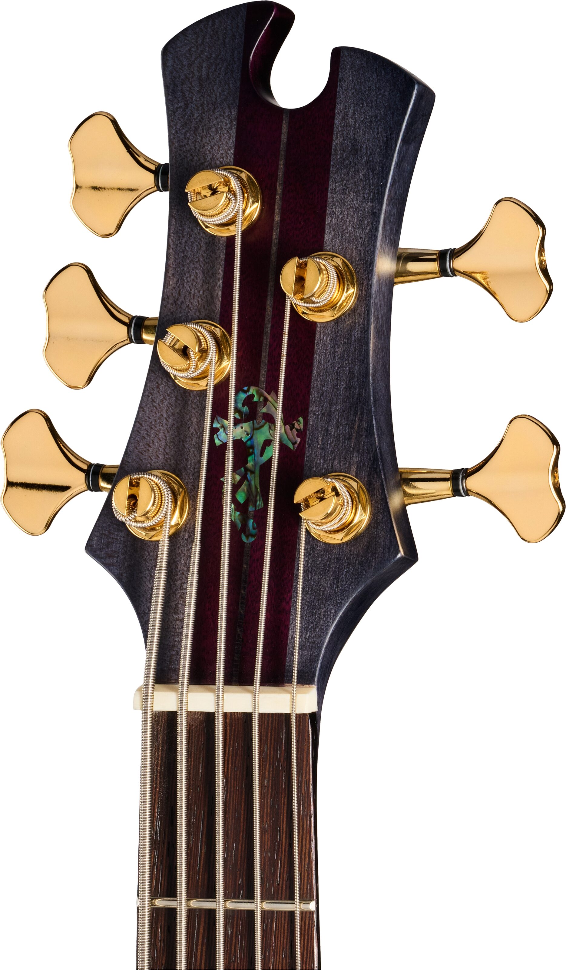 Tobias Classic V Electric Bass, 5-String (with Gig Bag), Transparent Black, Open Box (Very Good), Action Position Back