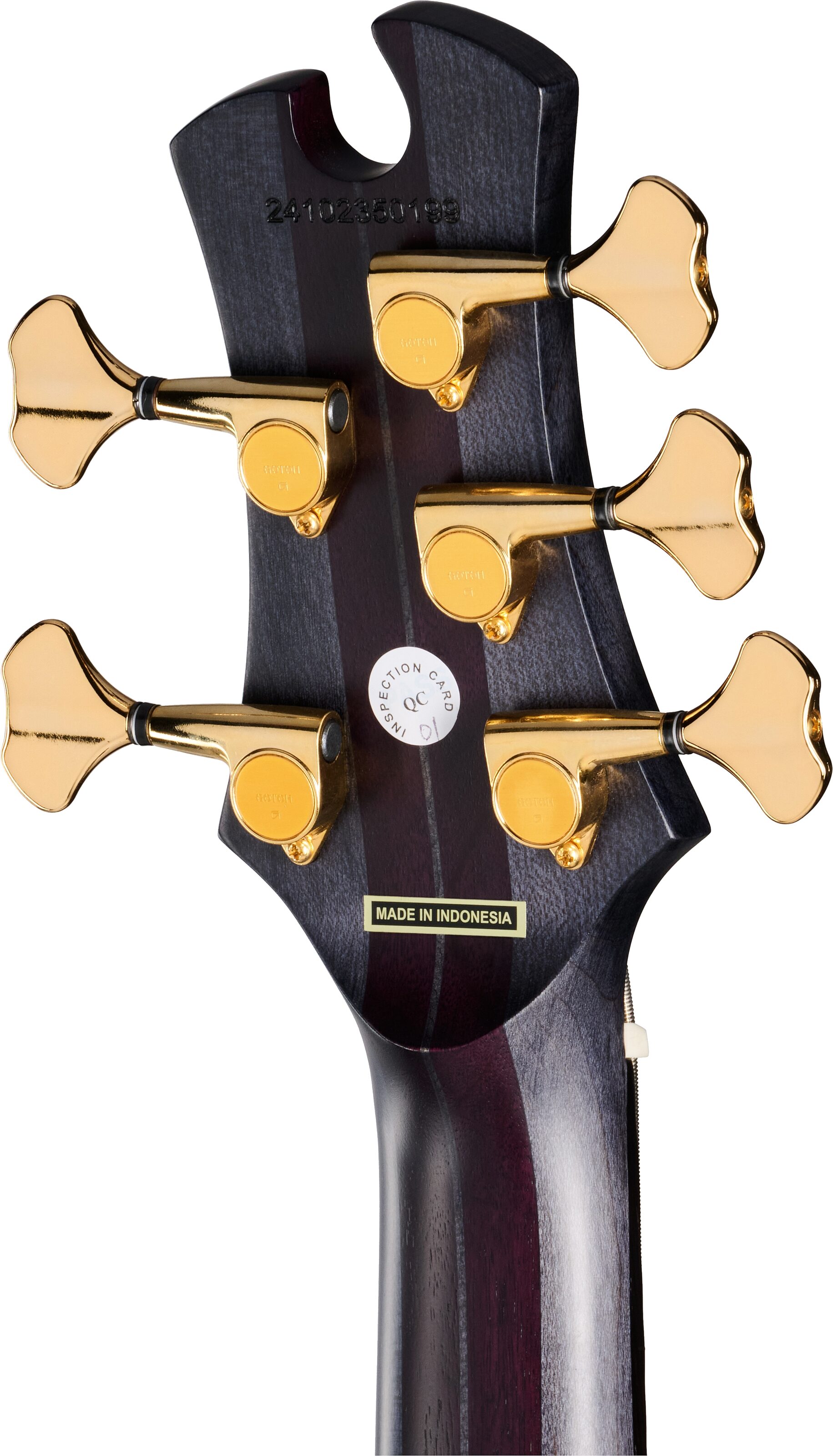 Tobias Classic V Electric Bass, 5-String (with Gig Bag), Transparent Black, Open Box (Very Good), Action Position Back