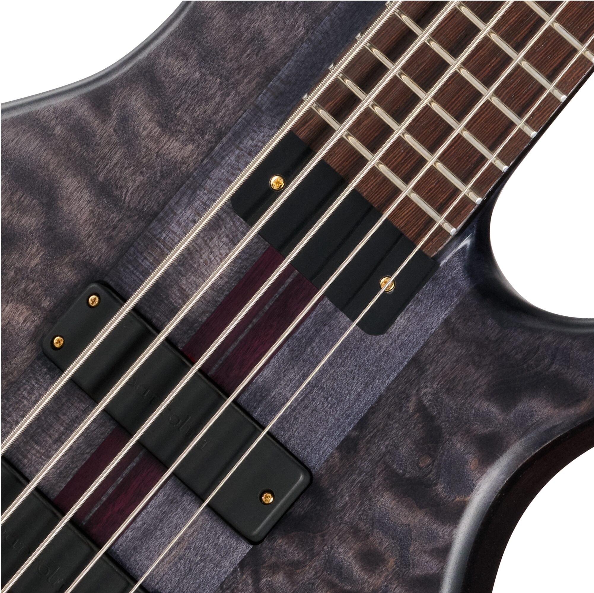 Tobias Classic V Electric Bass, 5-String (with Gig Bag), Transparent Black, Open Box (Very Good), Action Position Back