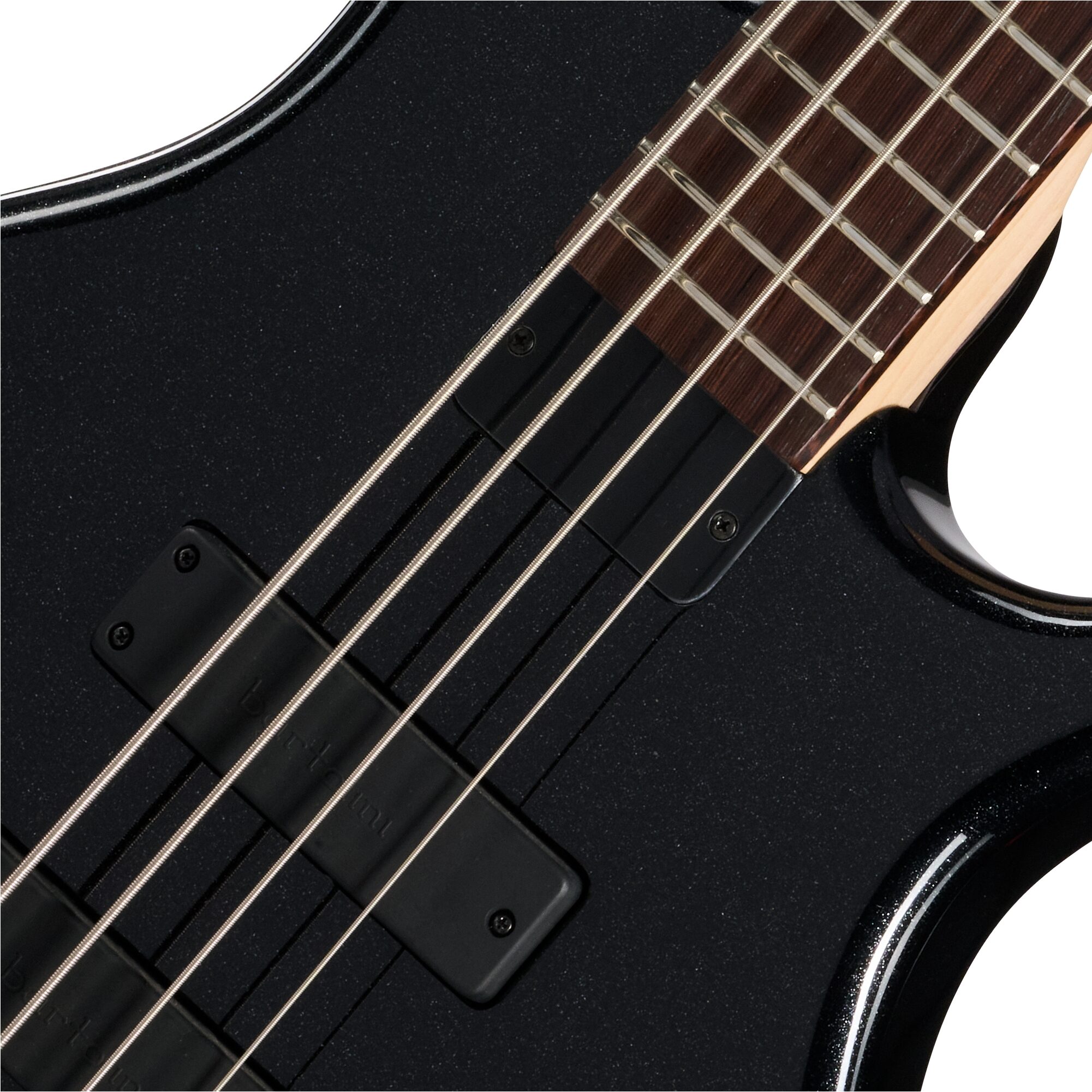 Tobias Killer B IV Bass Guitar (with Gig Bag), Black Pearl, Action Position Back