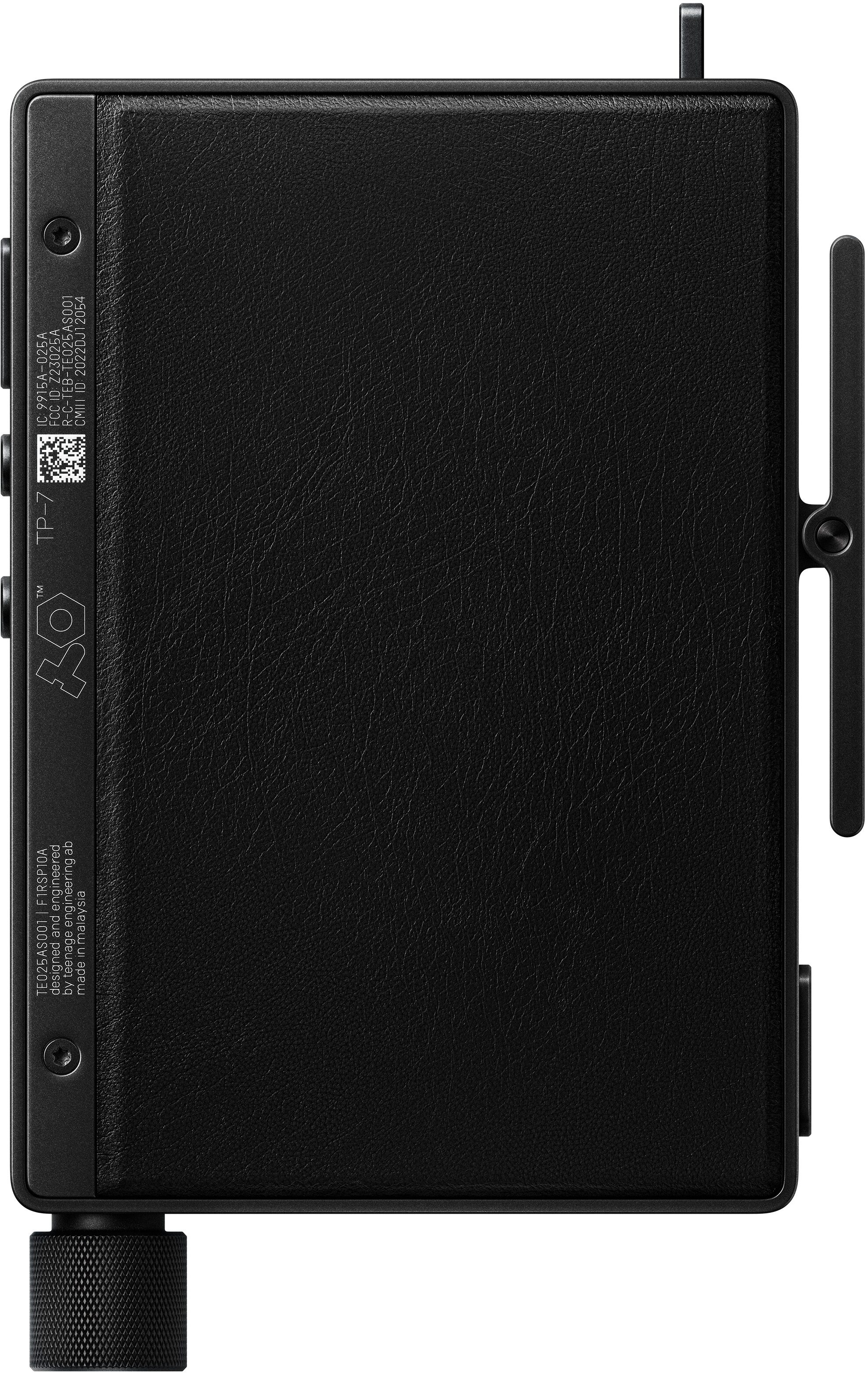 Teenage Engineering TP-7 Digital Tape Recorder, Black, Action Position Back