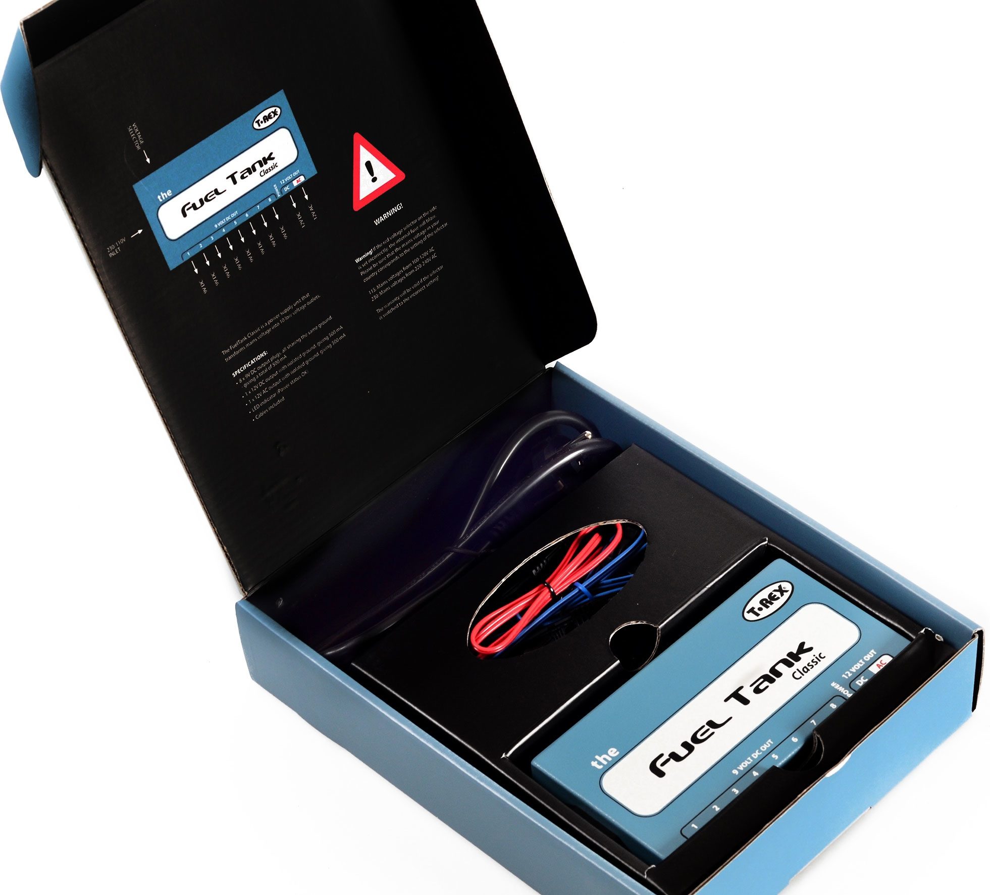 T-Rex FuelTank Classic Pedal Power Supply, Detail Side