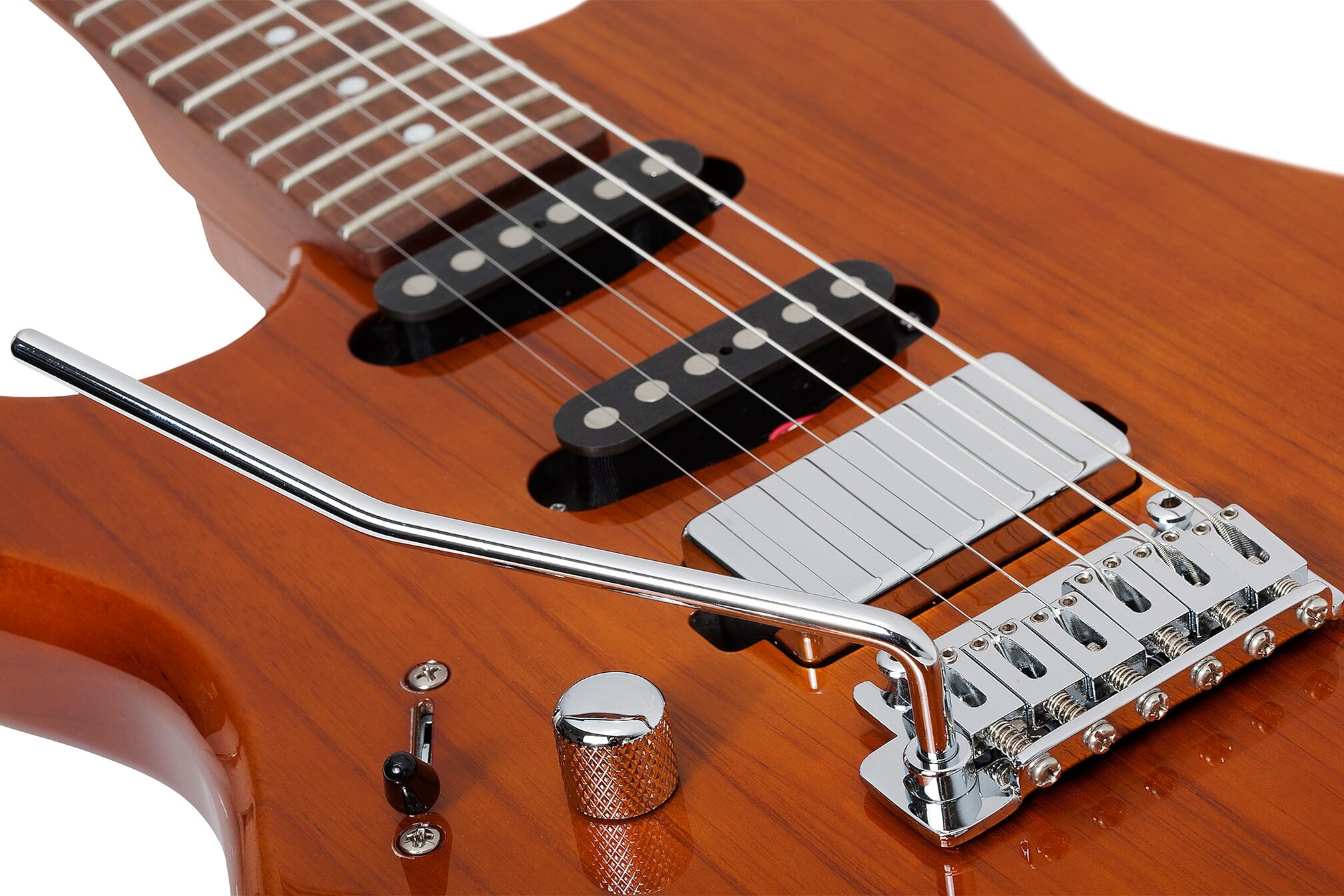 Schecter Traditional Van Nuys Electric Guitar, Left-Handed, Action Position Back