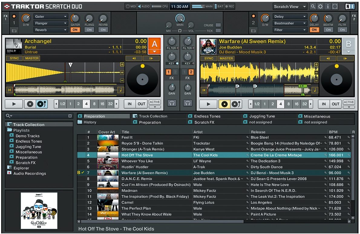 Native Instruments Traktor Duo DJ Software (Mac and Windows), Screenshot