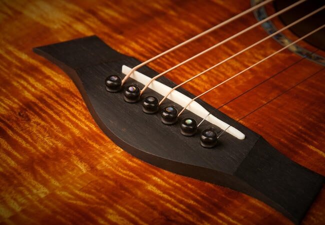 Taylor Bridge Pins, Ebony, Action Position Back