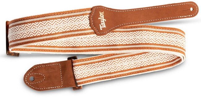 Taylor 2" Academy Jacquard Leather Guitar Strap, Main