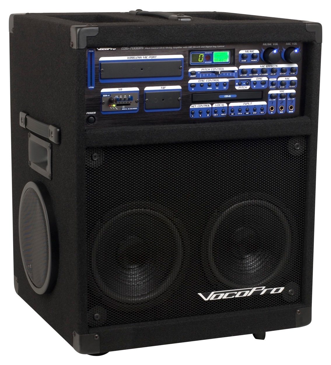 VocoPro Twister 7000 REC Karaoke System, Main