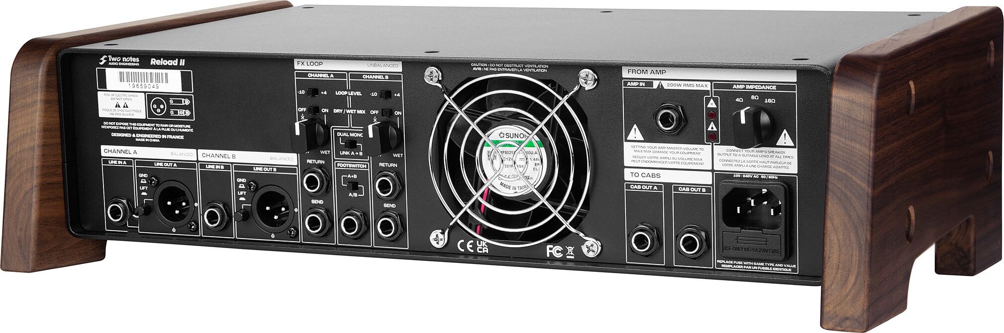 Two Notes Torpedo Reload II Multi-Impedance Reactive Loadbox, New, Action Position Back