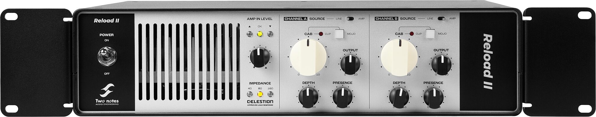 Two Notes Torpedo Reload II Multi-Impedance Reactive Loadbox, New, Action Position Back