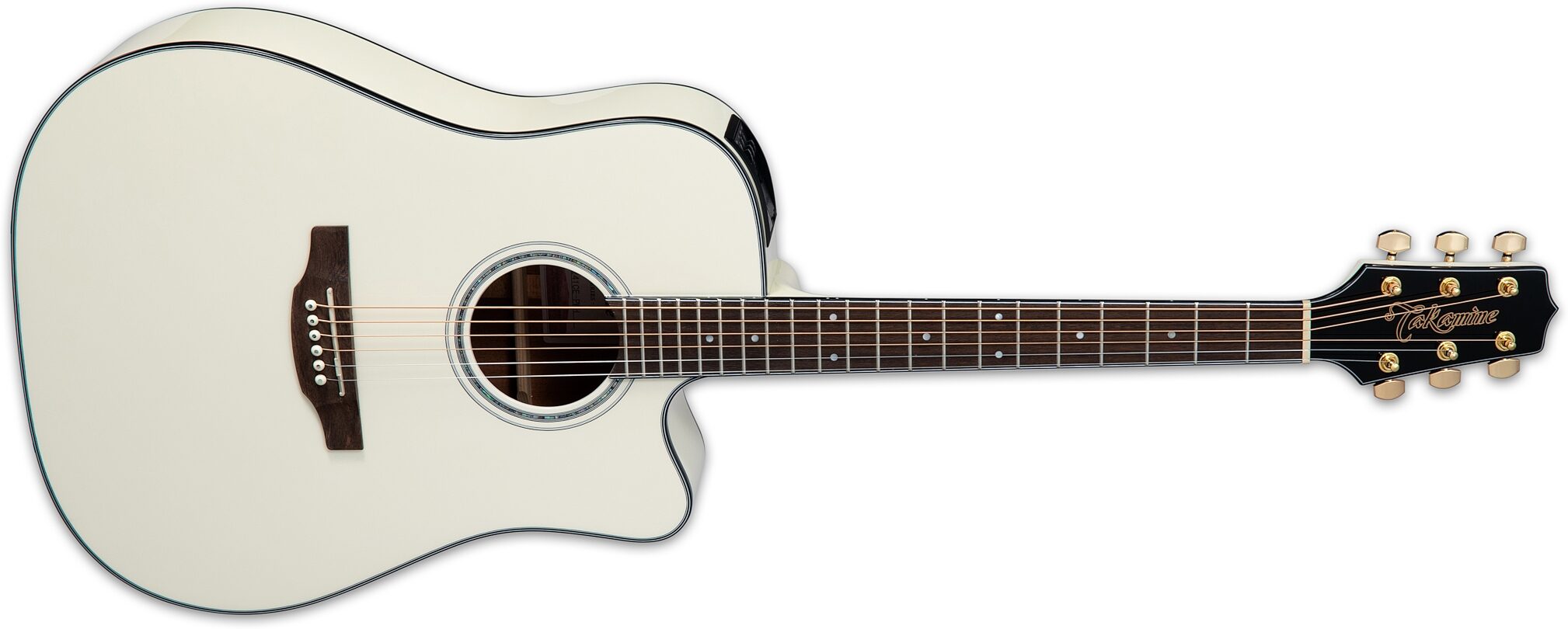 Takamine GD35CE Acoustic-Electric Guitar (with Gig Bag), Action Position Back