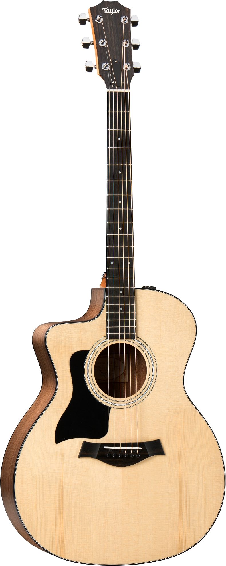 Taylor 114ce Grand Auditorium Acoustic-Electric Guitar, Left-Handed (with Gig Bag), Action Position Front