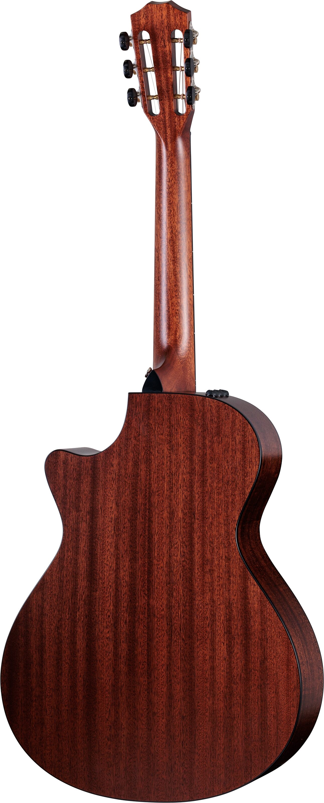 Taylor 312ce-v2 12-Fret Grand Concert Acoustic-Electric Guitar (with Case), Action Position Back