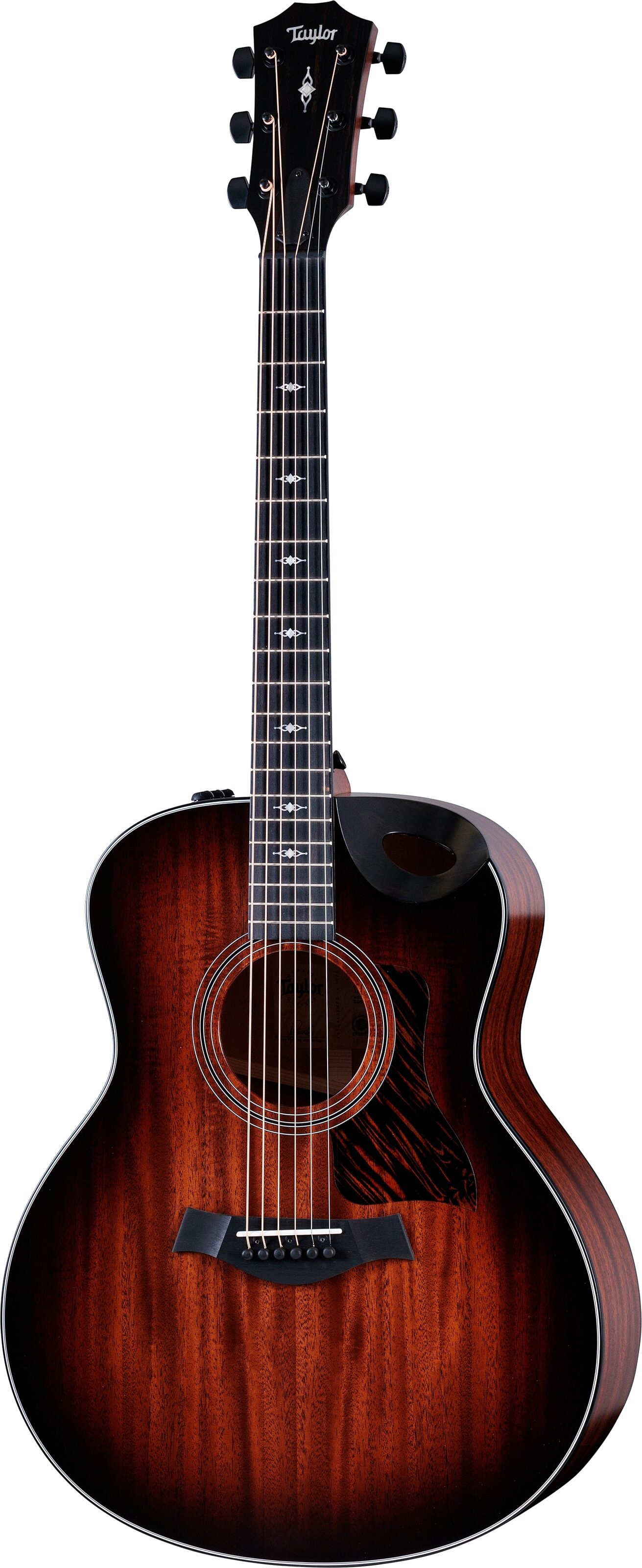 Taylor 326ce-v2 Grand Symphony Acoustic-Electric Guitar (with Case), Action Position Back