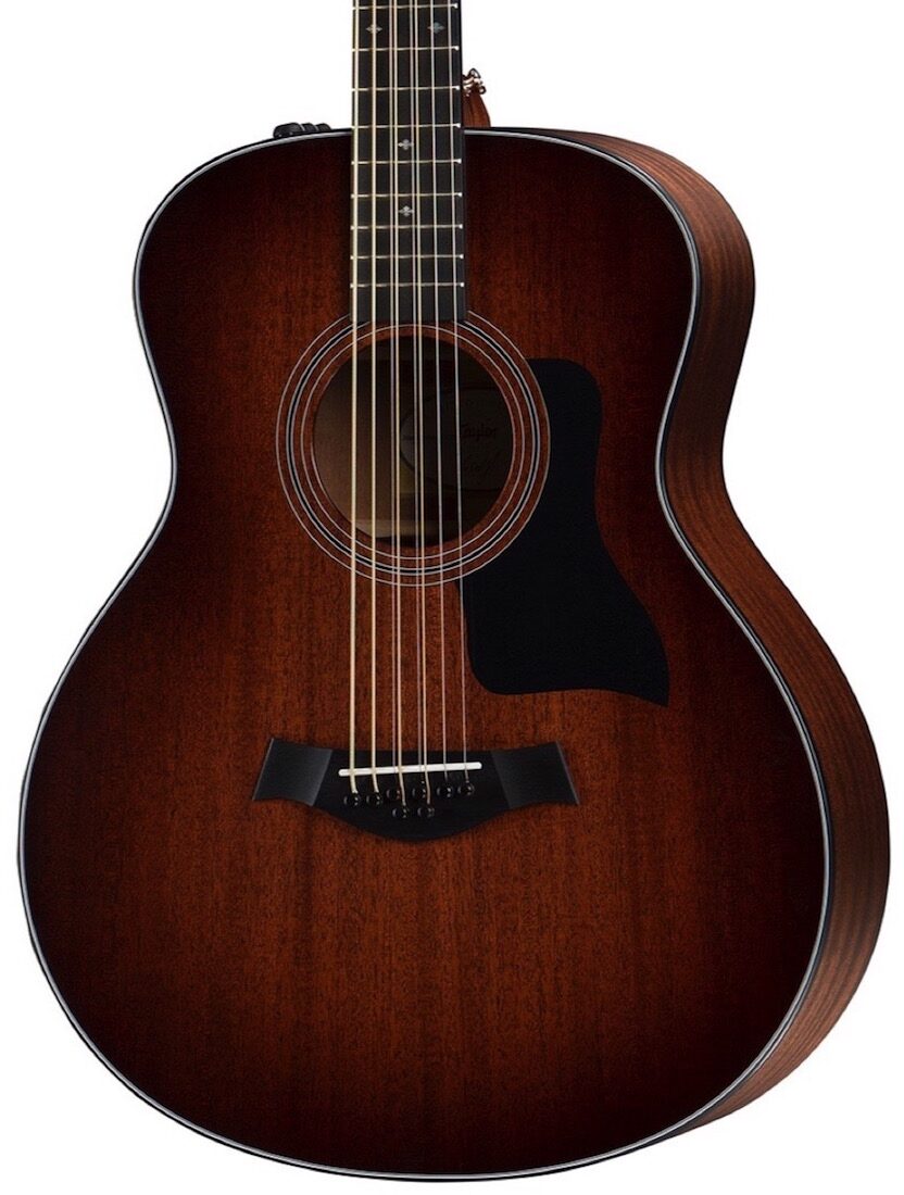 Taylor LTD 326e Grand Symphony Baritone Acoustic-Electric Guitar (with Case), 8-String, Body