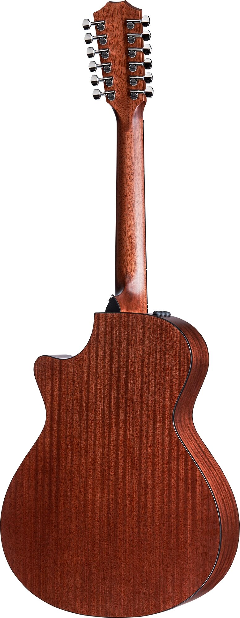 Taylor 352ce 12 Fret 12-String Acoustic-Electric Guitar (with Case), Action Position Back
