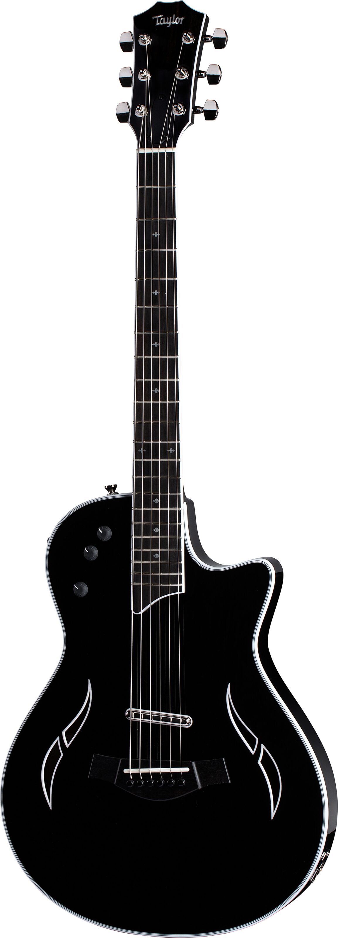 Taylor T5z Standard Electric Guitar (with Aerocase), Action Position Front