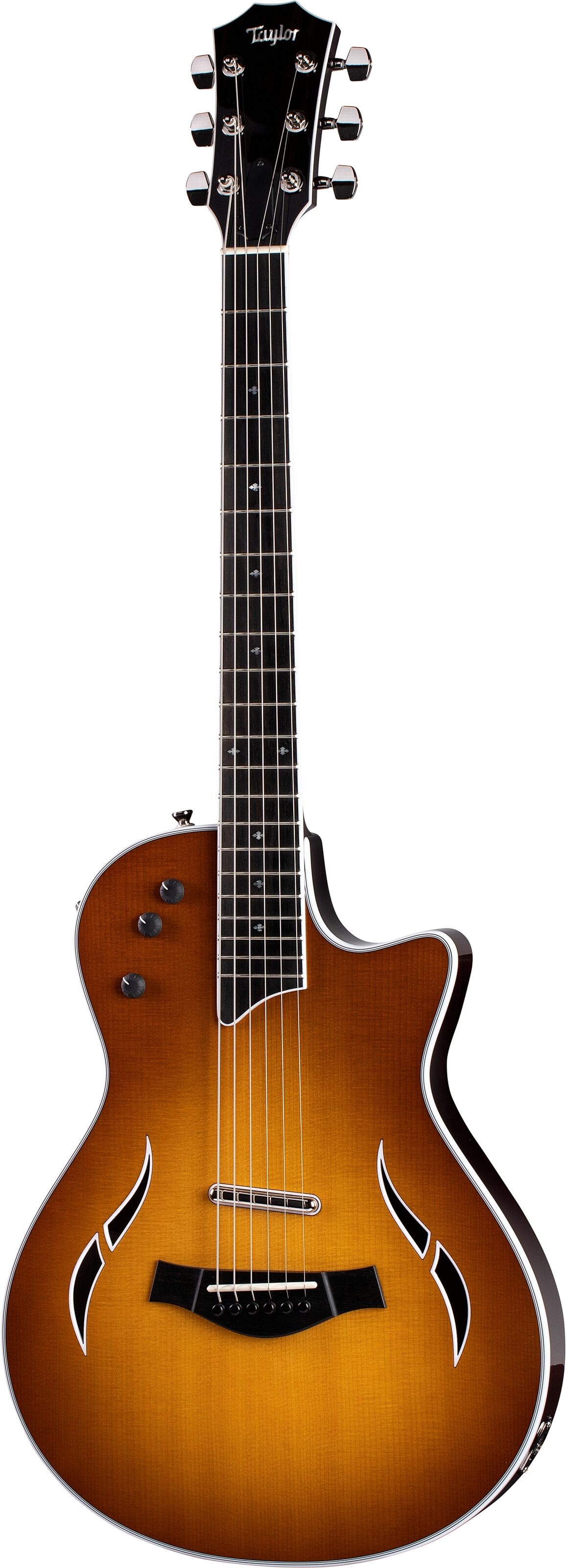 Taylor T5z Standard Electric Guitar (with Aerocase), Action Position Back