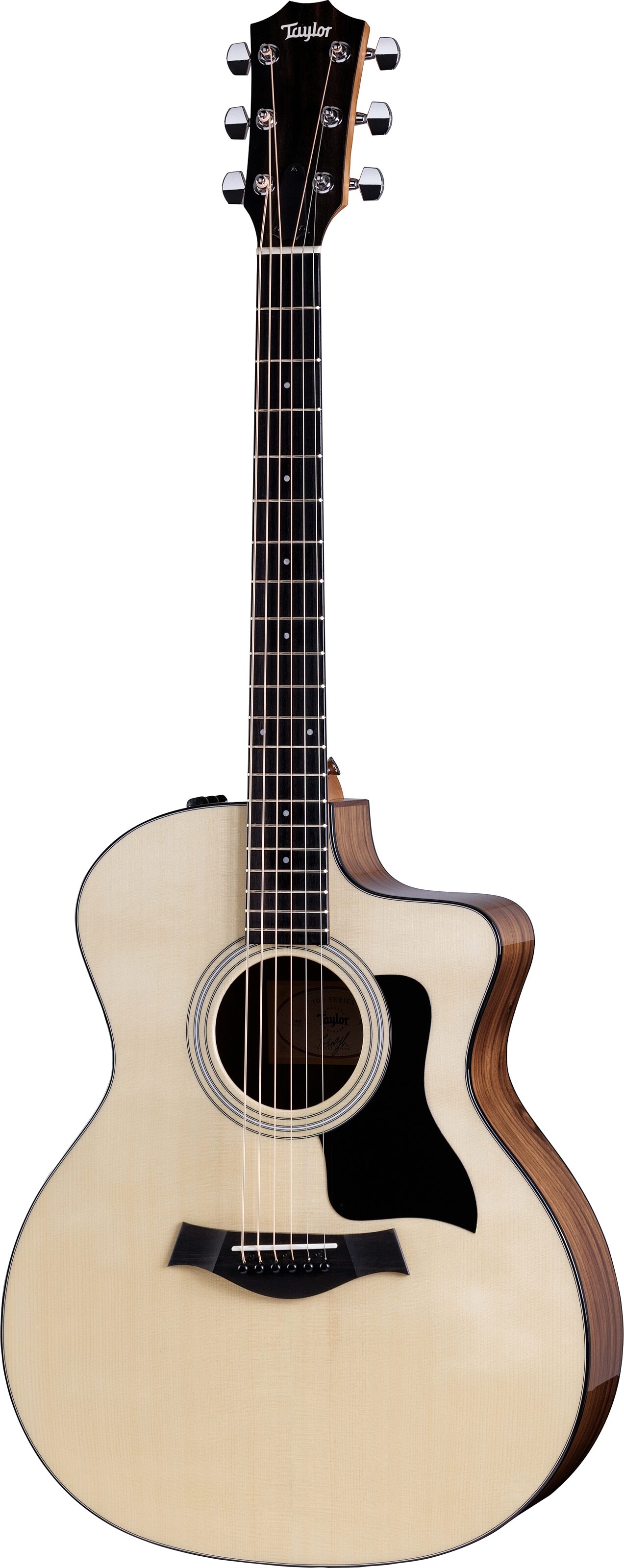 Taylor 114ce Special Edition Acoustic-Electric Guitar, Action Position Back