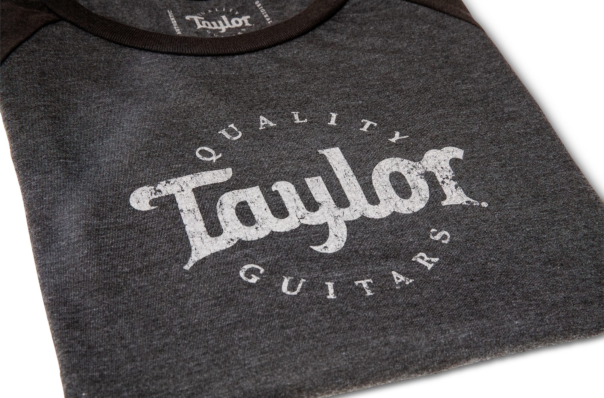 Taylor Ladies Baseball T-Shirt, Black/Black Frost, XL, Action Position Back