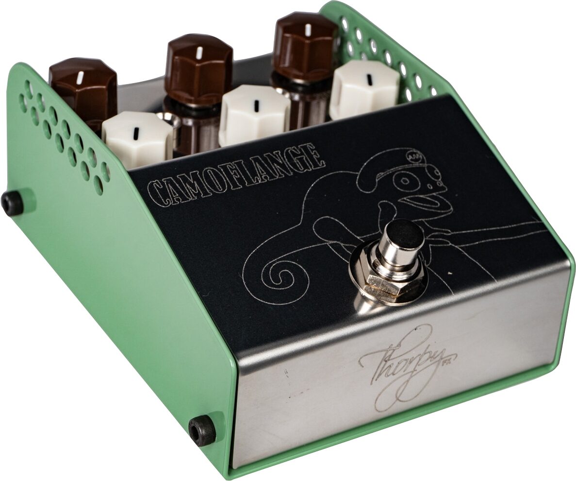 Thorpy FX Camoflange Flanger Pedal, Action Position Back