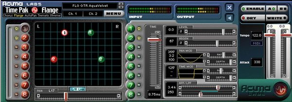 Mackie Time Pak Modulation Plug-In By Acuma Labs for D8B, Main
