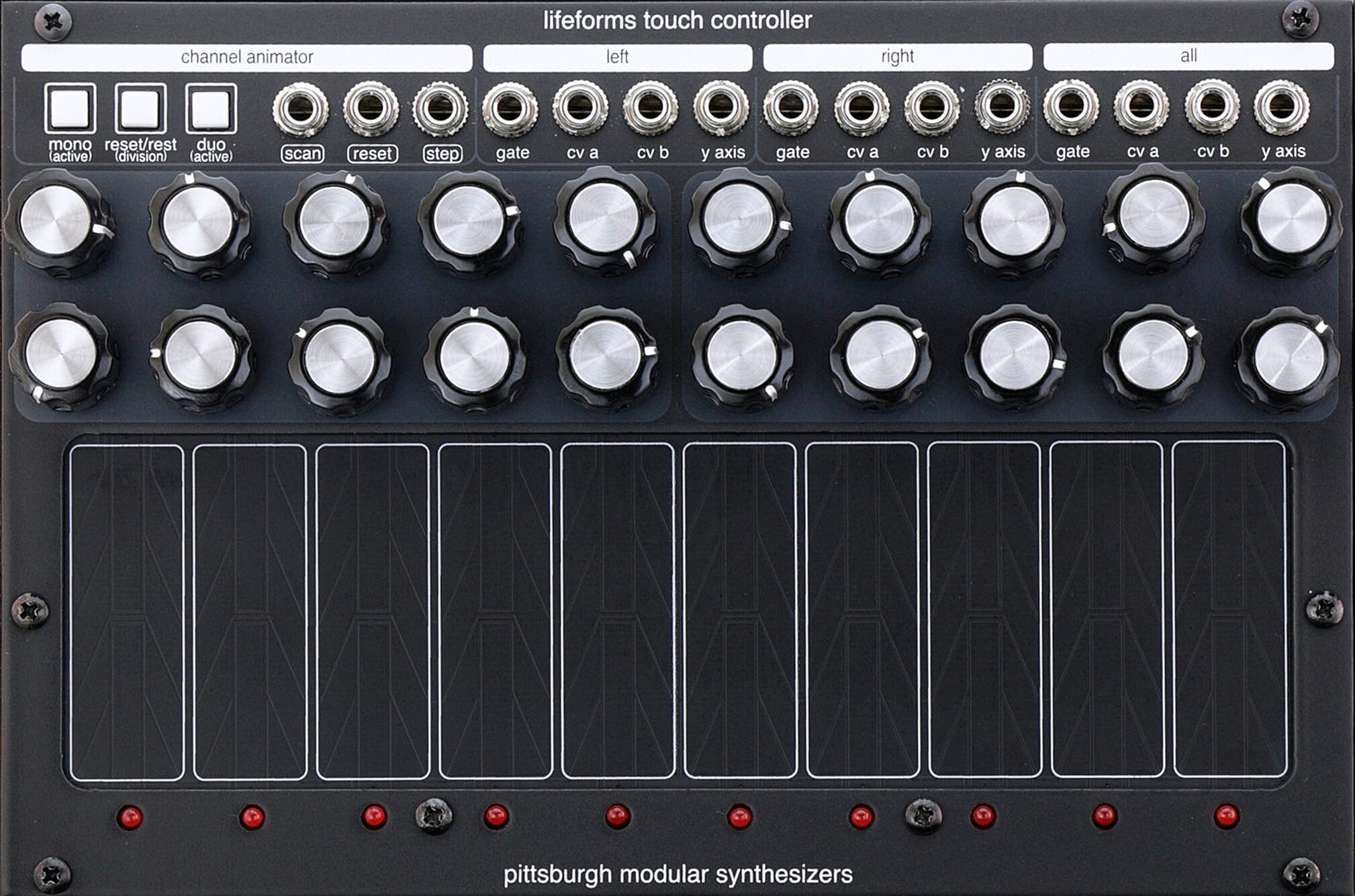 Pittsburgh Modular Voltage Research Lab Synthesizer, Action Position Back