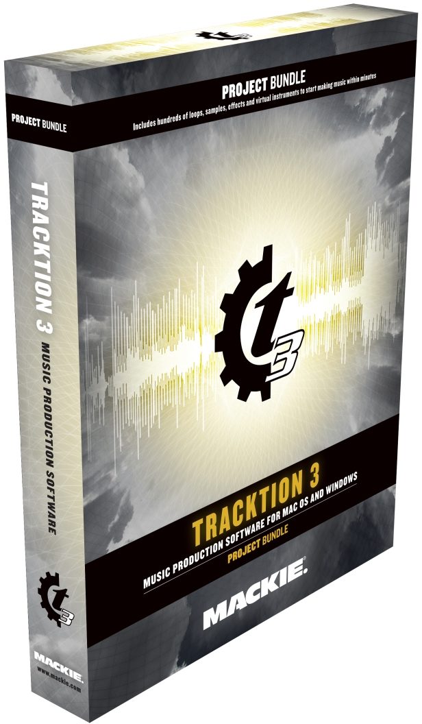 Mackie Tracktion Music Production Software (Macintosh and Windows), Project Bundle Box