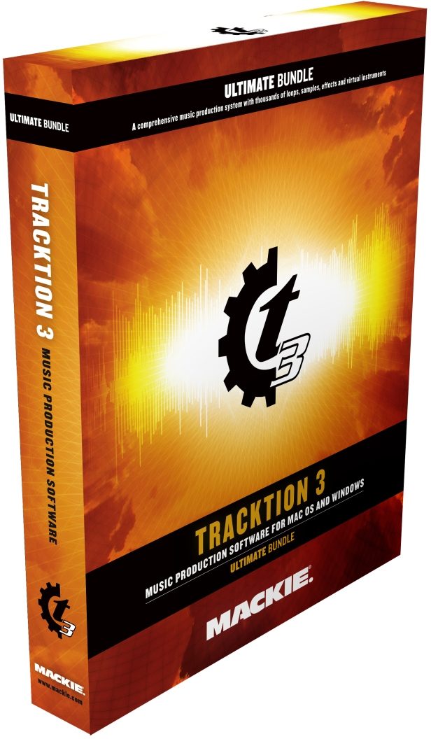 Mackie Tracktion Music Production Software (Macintosh and Windows), Ultimate Bundle Box