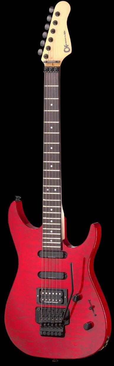 Charvel Traditional Pro Series Electric Guitar, Wine Red