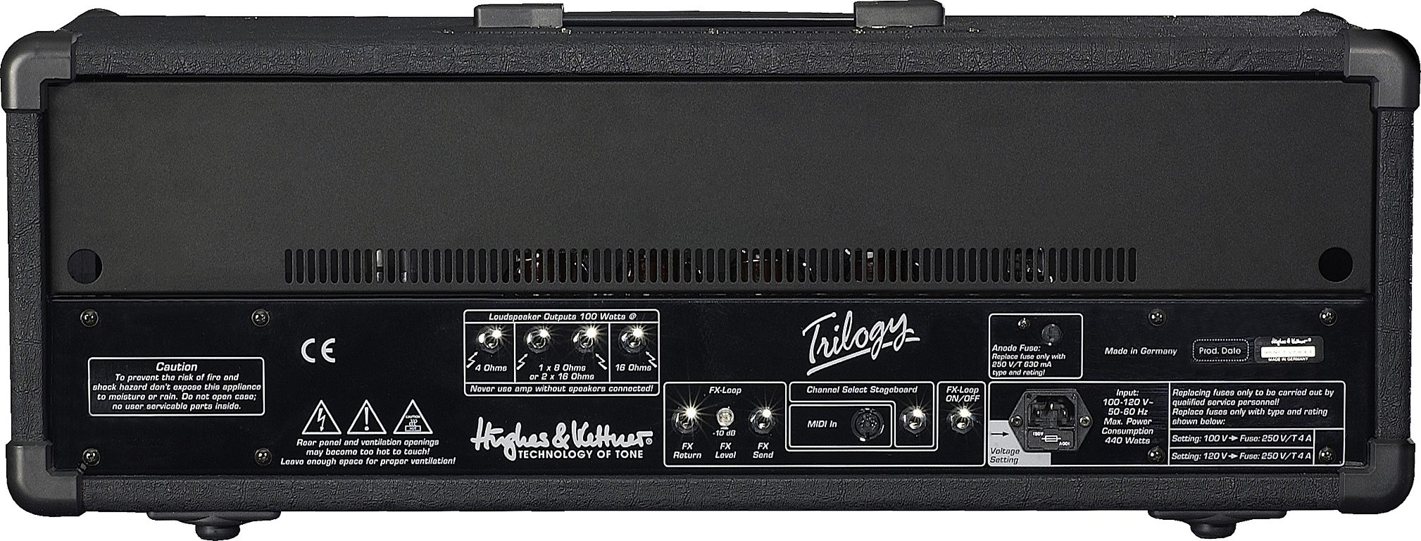 Hughes and Kettner Trilogy Guitar Amplifier Head (100 Watts)