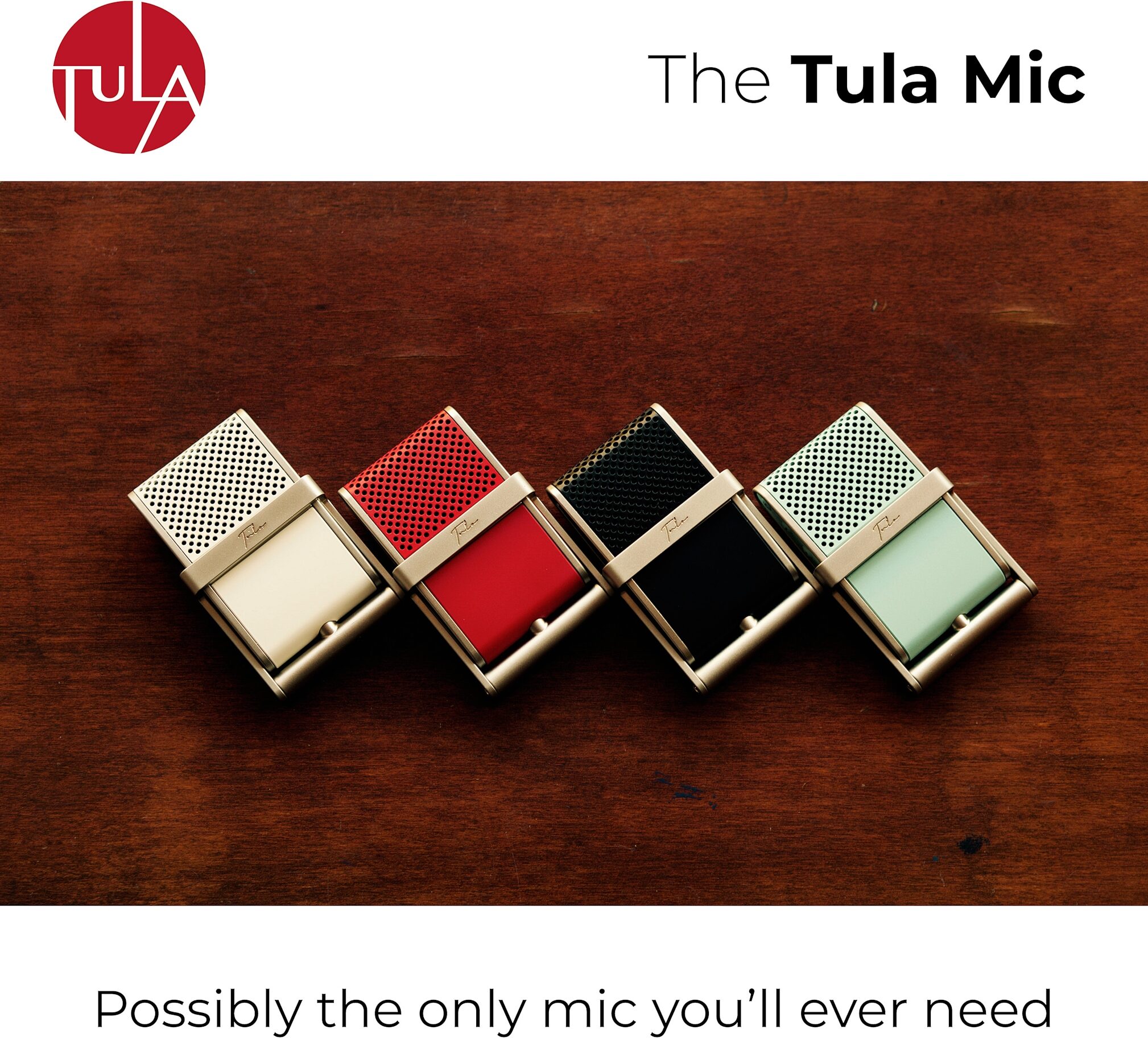 Tula Compact USB Condenser Microphone and Mobile Recorder, In Use