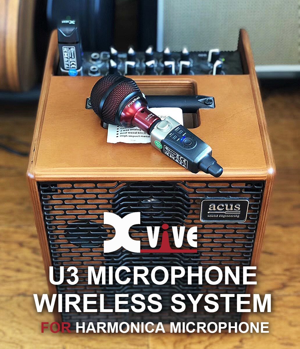 Xvive U3C Microphone Wireless System XLR Wireless Transmitter and Receiver  for Condenser Microphone 