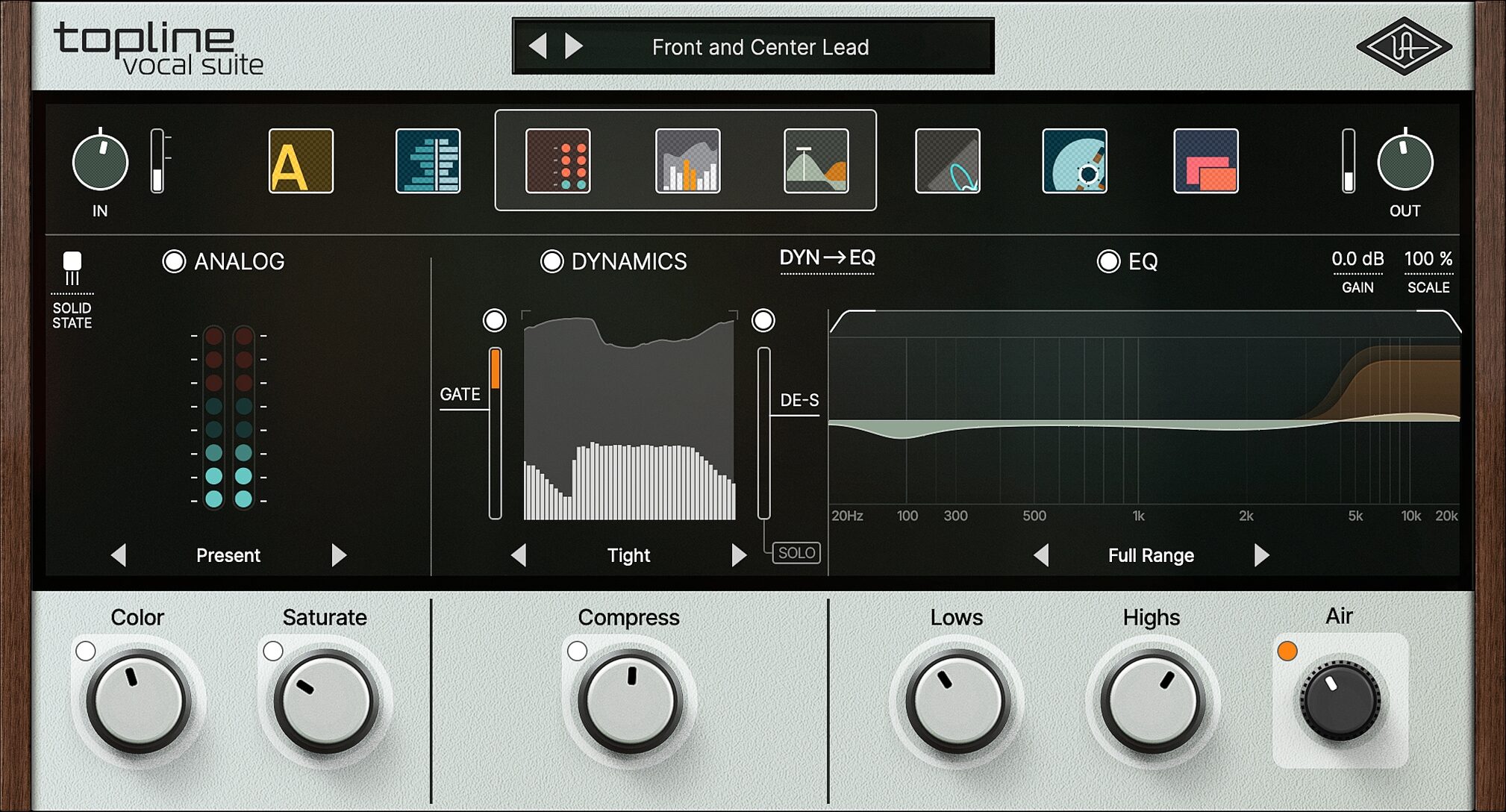 Universal Audio Topline Vocal Suite Software, Digital Download, Action Position Back